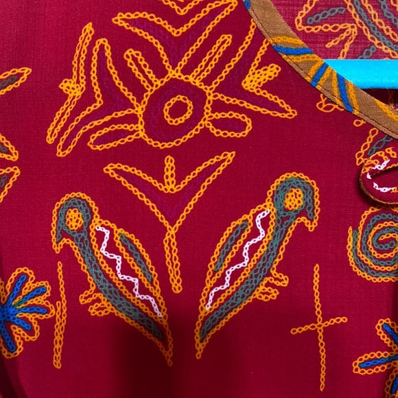 New Wave Ethnic “Messengers” Bohemian Print Top - Picture 9 of 15